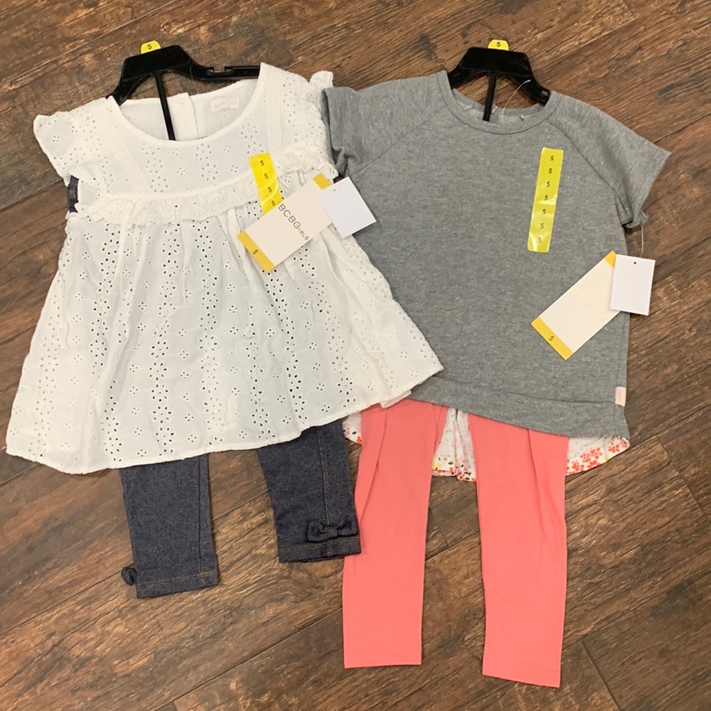 NWT Set of 2 BCBGirls Outfits Size 5